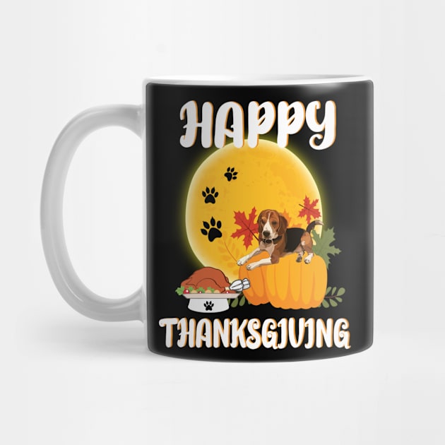 Beagle Seeing Turkey Dish Happy Halloween Thanksgiving Merry Christmas Day by Cowan79